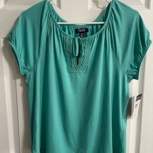 Chaps Women's Teal Top